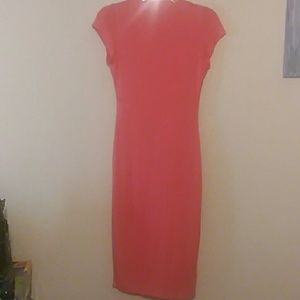 Slender Pink fitted Dress